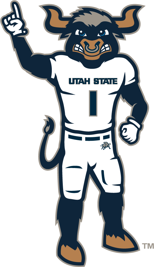 Utah State Aggies 2018-2019 Mascot Logo v4 DIY iron on transfer (heat transfer)